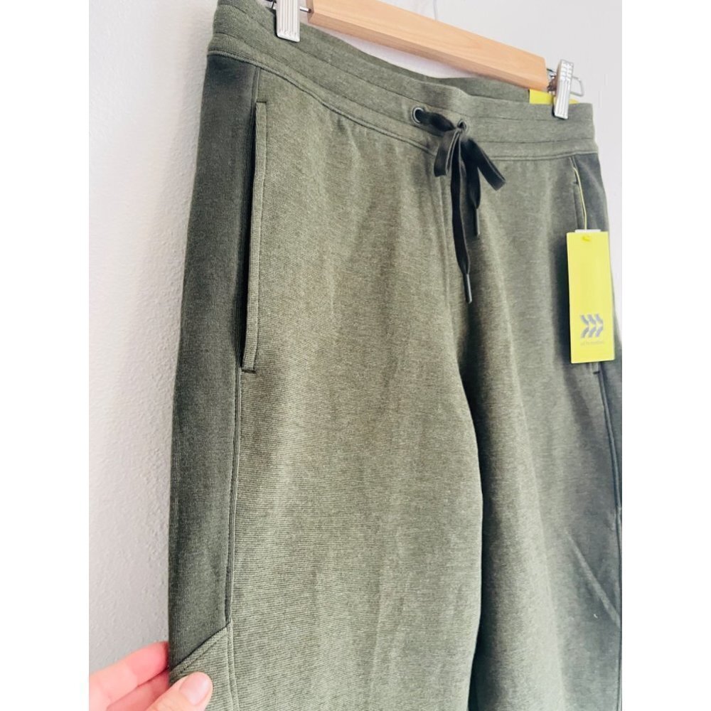 NWT All In Motion Olive Green Pants with hidden zipper sz S